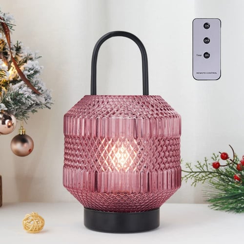 Pink, Beautiful, Lantern, Home Decor, Must haves, Black Base, Pink Pattern, Affordable, Cute, Fun, Decor, Must-Have, Lamp, Lighting